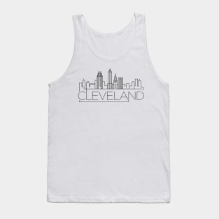 Cleveland Minimal Skyline Tank Top